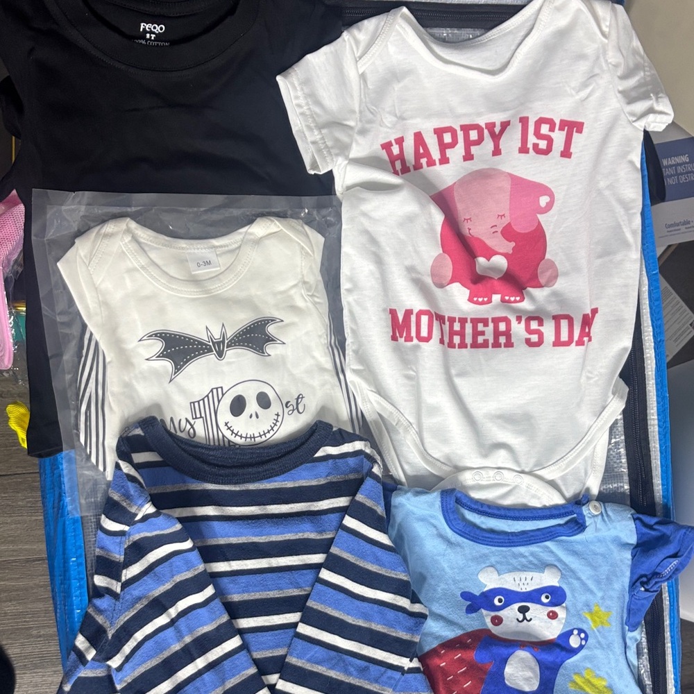 Baby Onesie and T-Shirt Set